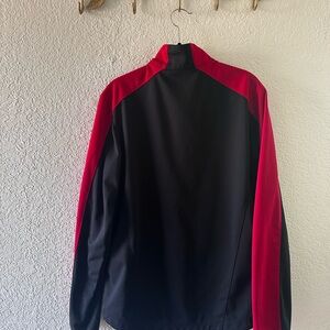 Port Authority Black and Red Windbreaker